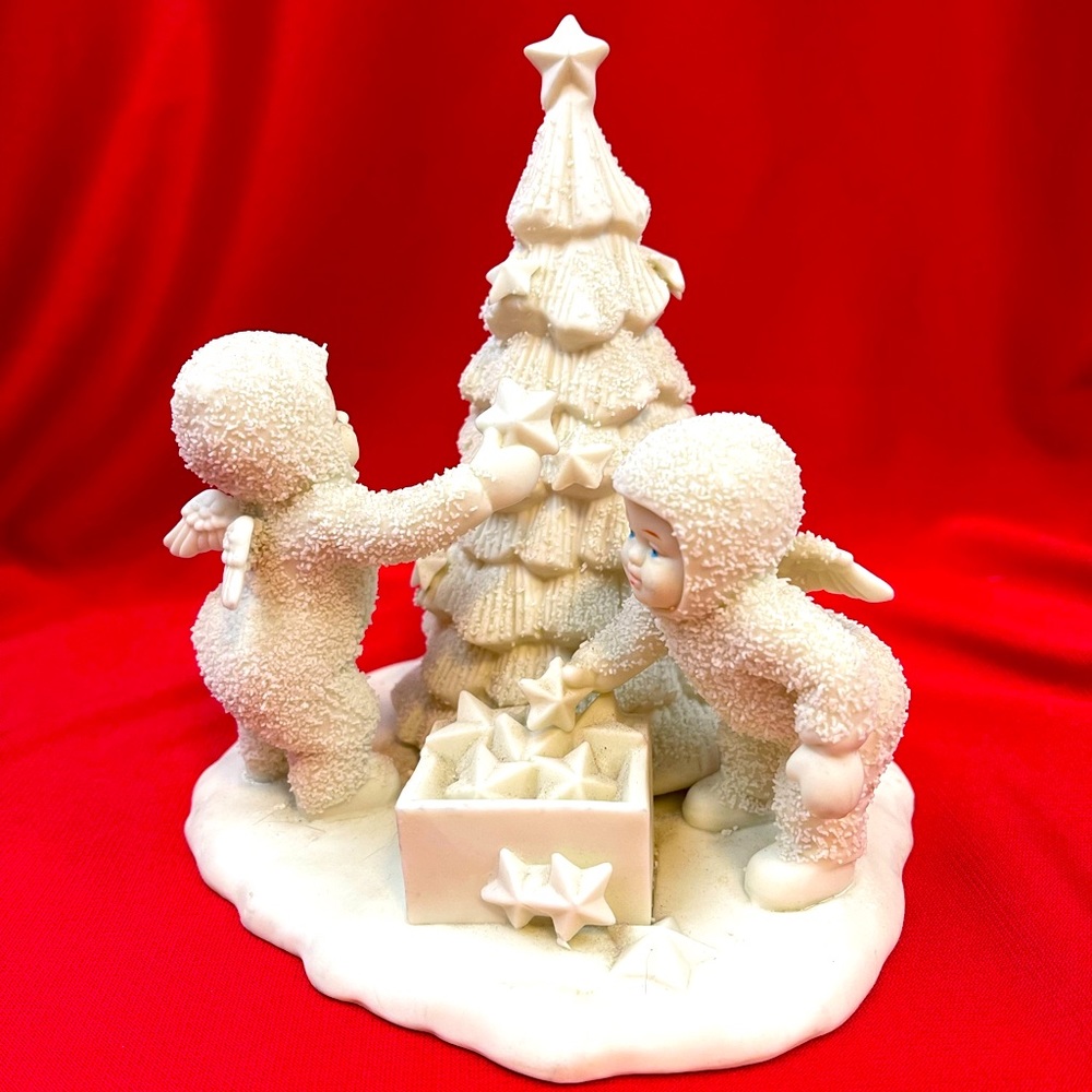 VTG Vintage Dept 56 Snowbabies WE WILL MAKE IT SHINE #7946-4 Snowbabies approx.